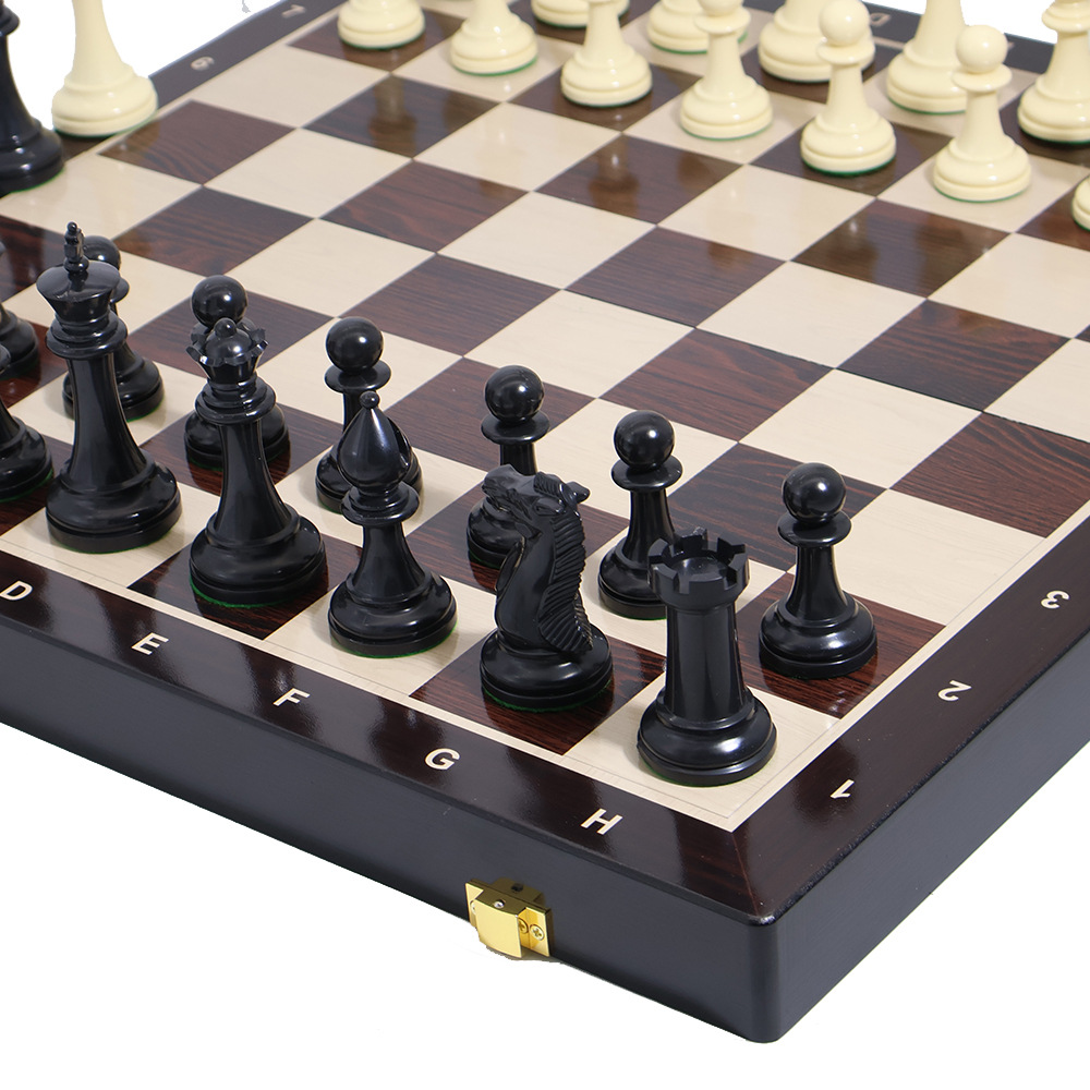 Foldable wooden chess puzzle card game table toys portable storage factory wholesale Application Scenario