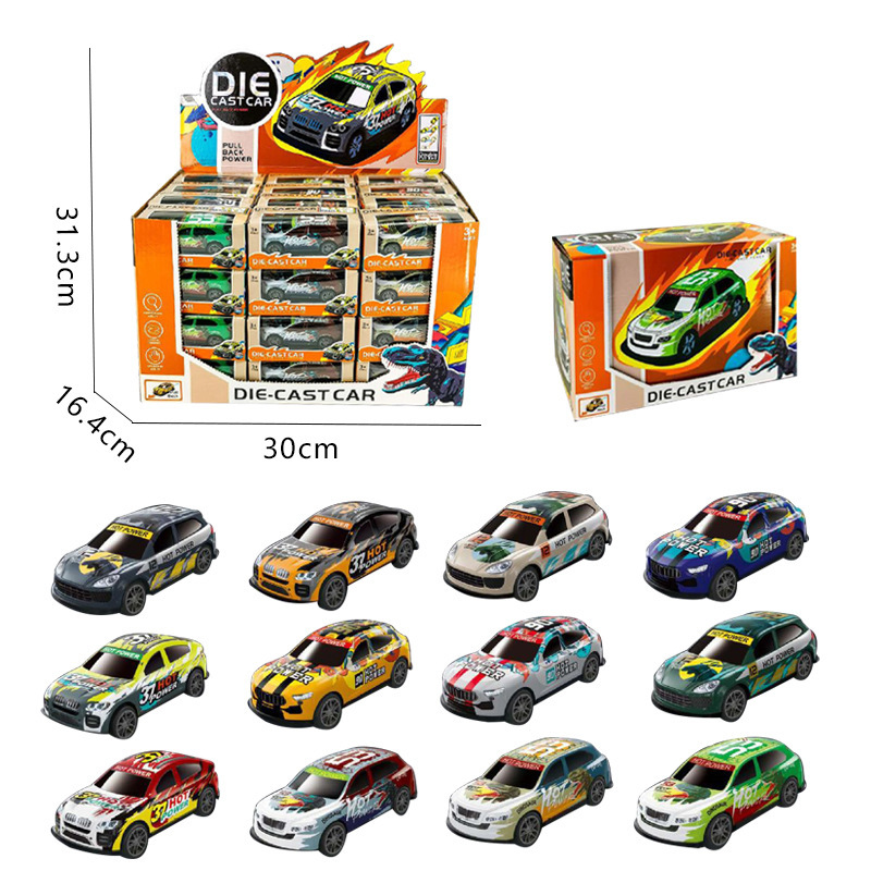 Children's alloy car simulation toy car, car model, rebound car, alloy car, wholesale at a stall, cars, Yiwu Specification image