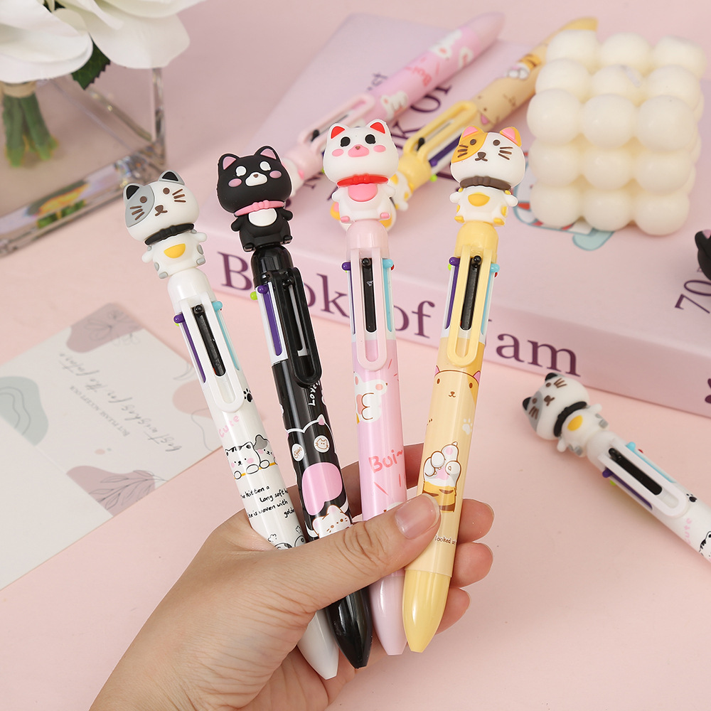 圆珠笔/蓝果手帐笔/可爱按动笔批发/圣诞/文具细节图