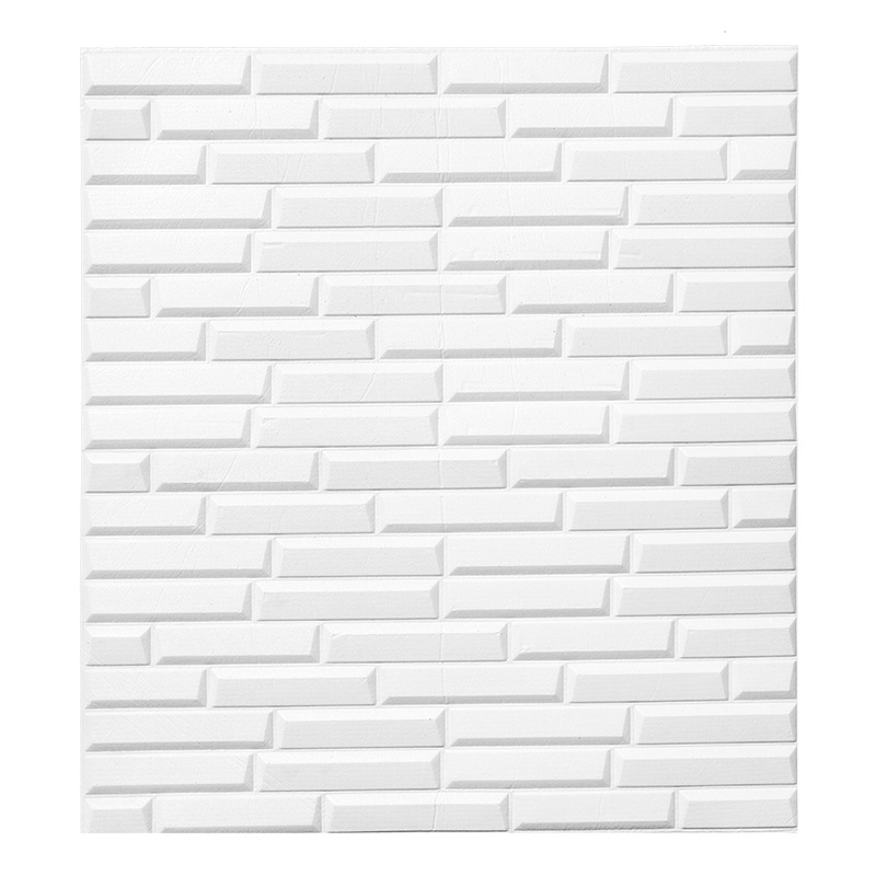 Factory Direct Sales Of 3D Wall Stickers With Diagonal Brick Patterns, Self-Adhesive Foam Anti-Collision Wall Skirts And Waterproof Wall Stickers For Children's Rooms In Kindergartens Item Picture