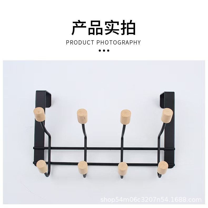 Nordic personalized and creative fitting room hooks, towel hanging behind the bathroom door, home bedroom storage, powerful shelving unit Application Scenario