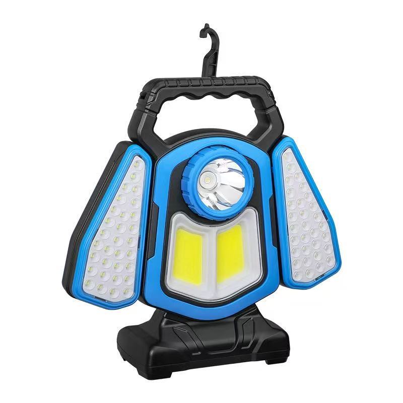 The new solar-powered portable work light is a foldable and portable outdoor emergency multi-functional camping high-intensity searchlight Application Scenario