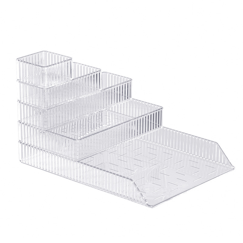收纳盒/收纳/收纳用品/化妆品收纳盒/桌面收纳盒白底实物图