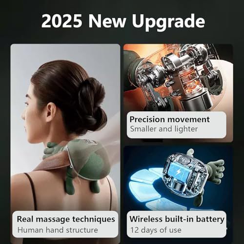 Cross-border N7 Master Finger Massager, Shoulder and Neck Massager, Cervical Massager, Trapezius Muscle, Master of Neck Imaging Specification image