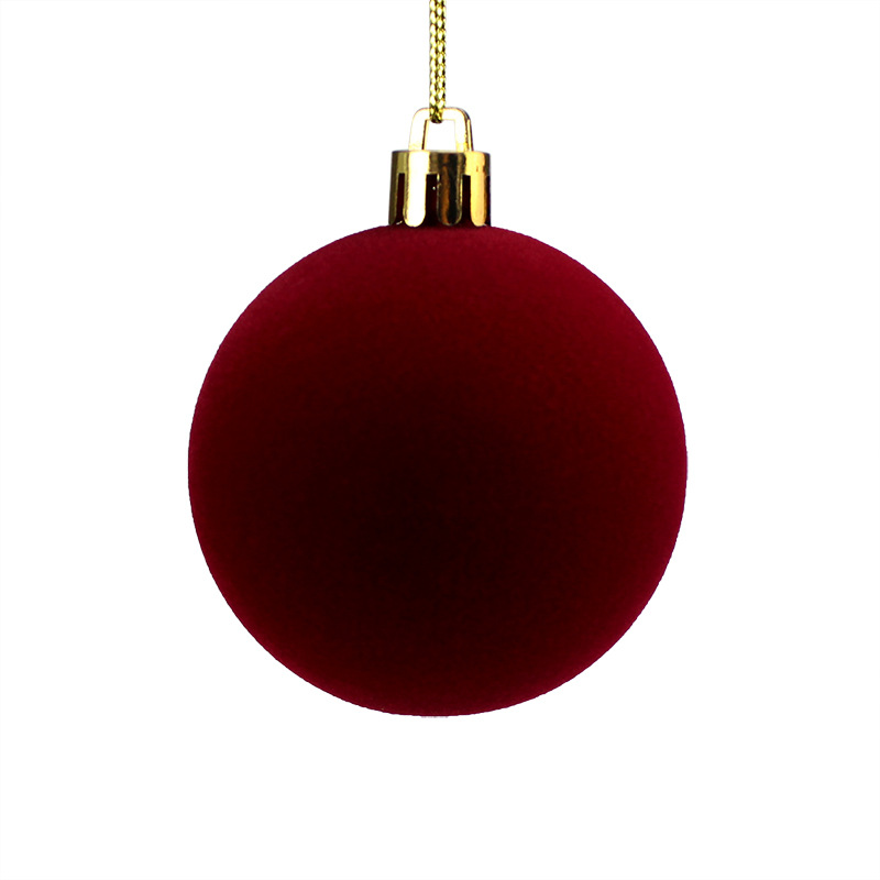 Christmas decorations: Christmas balls, plush Christmas balls, Christmas decorative balls, Christmas tree hanging balls, multiple colors available, factory direct sales Application Scenario