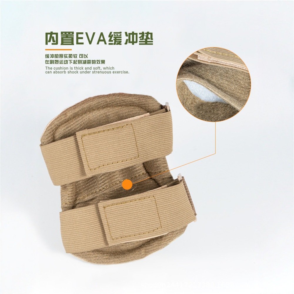 Summer children's tactical knee and elbow pads set, expansion training military fan CS protective gear, outdoor sports protective equipment Application Scenario