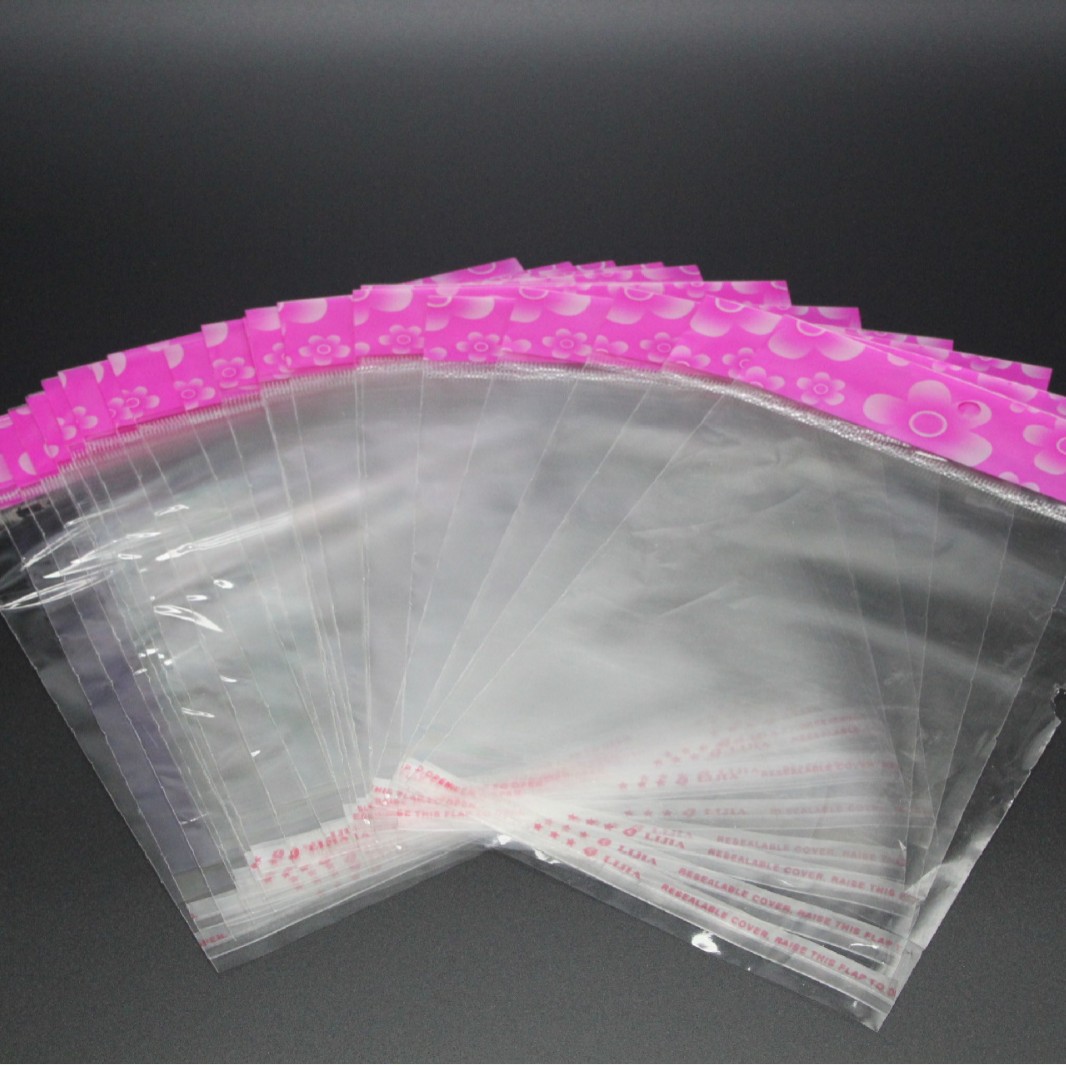 opp self-adhesive bags with red card heads of 18, 21 and 27cm in length, 200 pieces per piece thumbnail