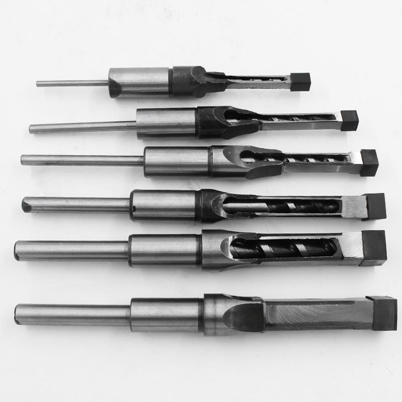 Woodworking square hole drill, bearing steel, woodworking square hole opener, square tenon drill, square eye drill, drilling bit, corner tenon drill Item Picture