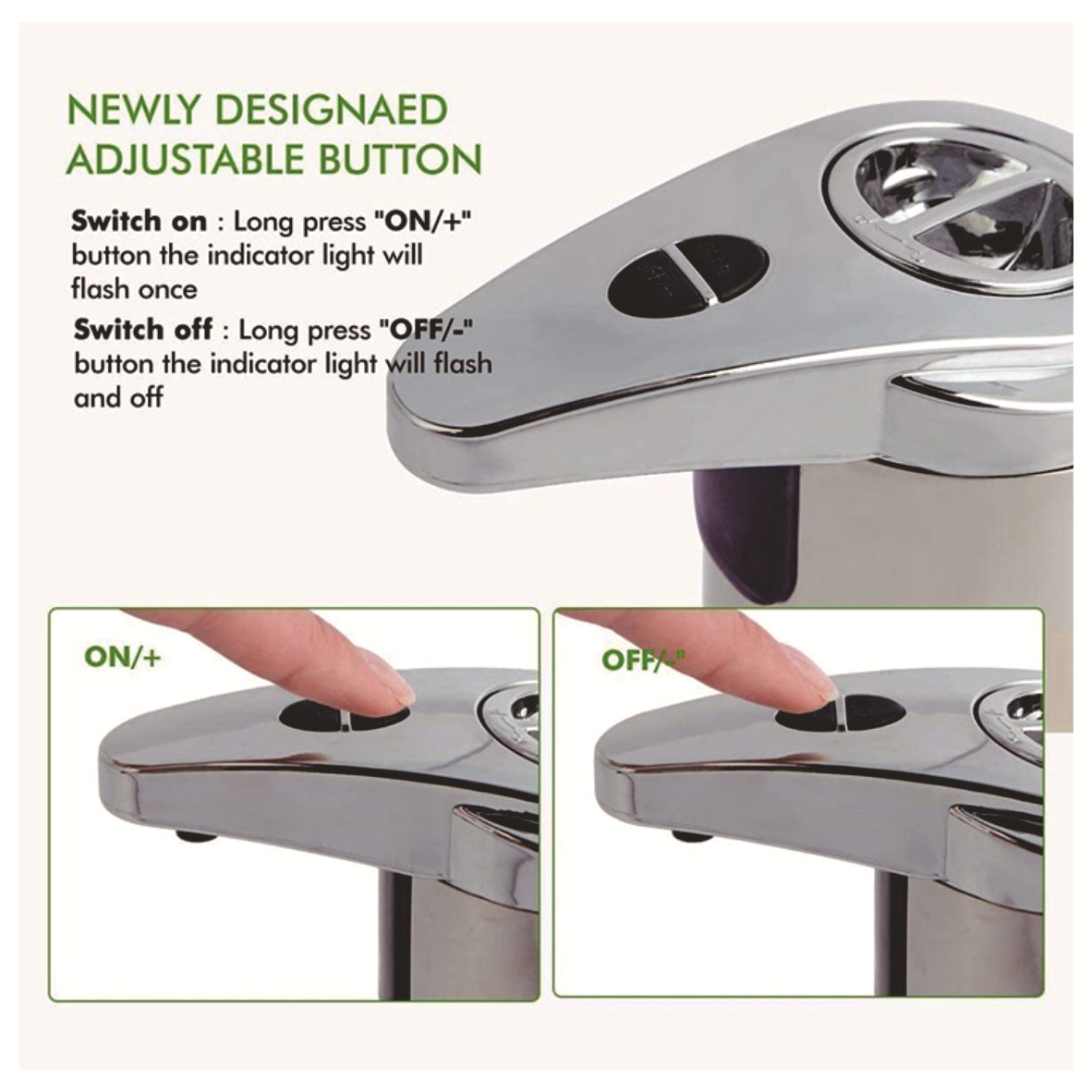 Cross-border manufacturers supply the second-generation stainless steel induction soap dispenser with automatic liquid dispensing for washing mobile phones Application Scenario