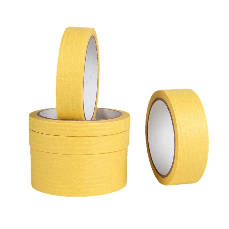 High-viscosity masking tape, full box wholesale, masking tape for decoration, grouting, spray painting, masking, car repair, edge sealing, 20m masking tape Item Picture
