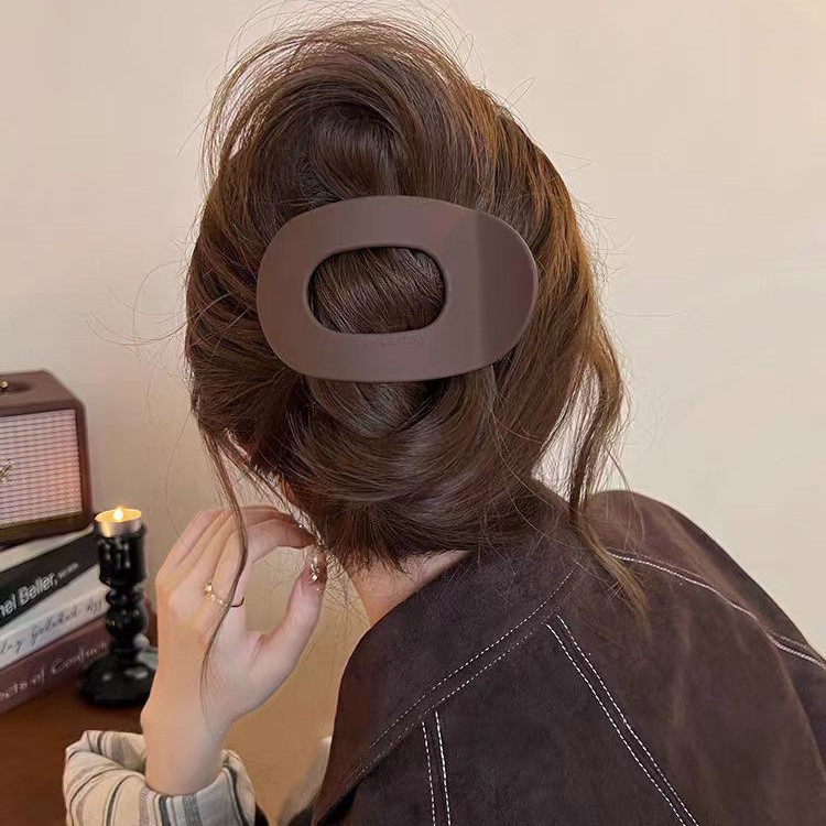 2025 New style elegant duckbill hairpin for women, high-end updo for the back of the head, large shark hairpin, claw hairpin, spring Specification image