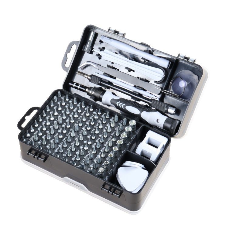 115-in-one screwdriver set, strong magnetic high-hardness plum blossom disassembly precision screwdriver tip repair tool Item Picture