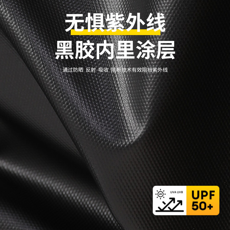 Outdoor camping tent, sunshade, black rubber, full shading, sun protection, camping UV protection, picnic canopy, rainproof details Picture