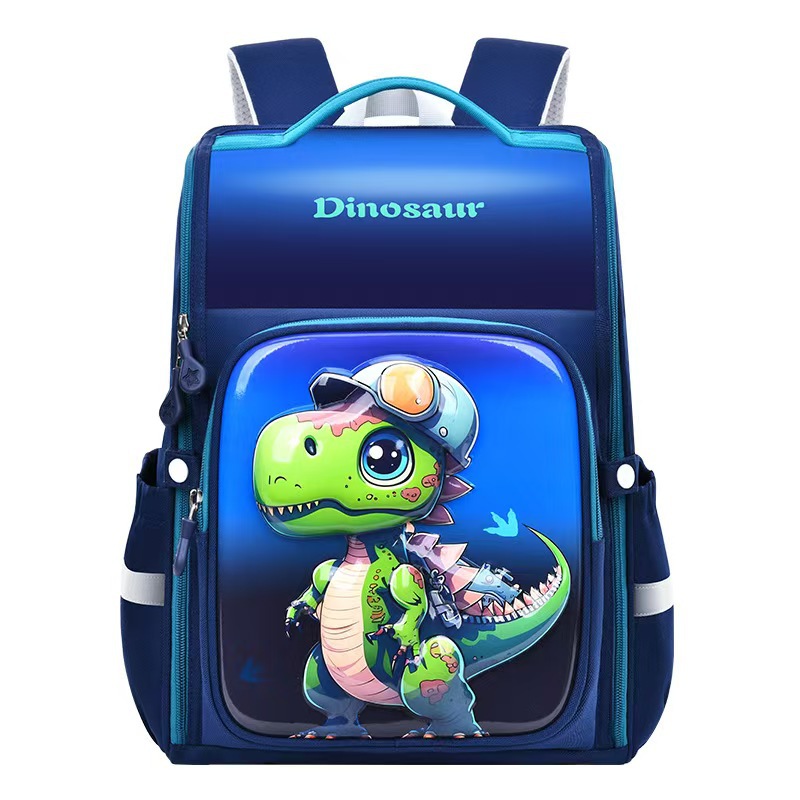 A new all-in-one full-opening large-capacity schoolbag for primary school students in grades 3 to 6, a cute backpack for boys and girls Item Picture