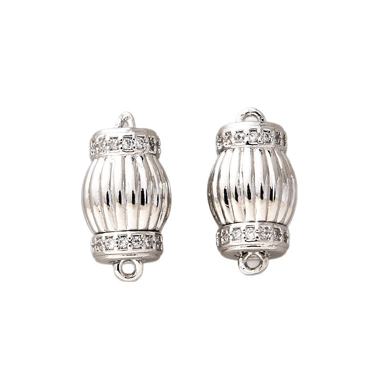 Pearl necklace buckle, twist buckle, lantern buckle, connection end buckle, bracelet connection buckle, threaded twist buckle, diy accessories Item Picture
