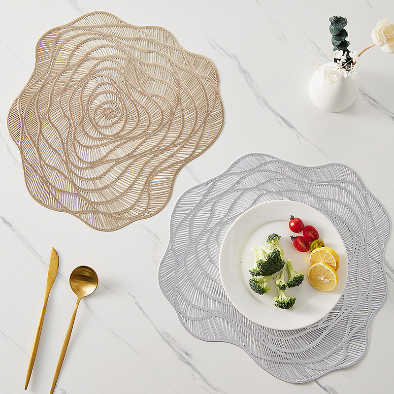 工厂现货量大优惠24H小时发货支持一件代发PVC餐垫注塑餐桌垫碗垫