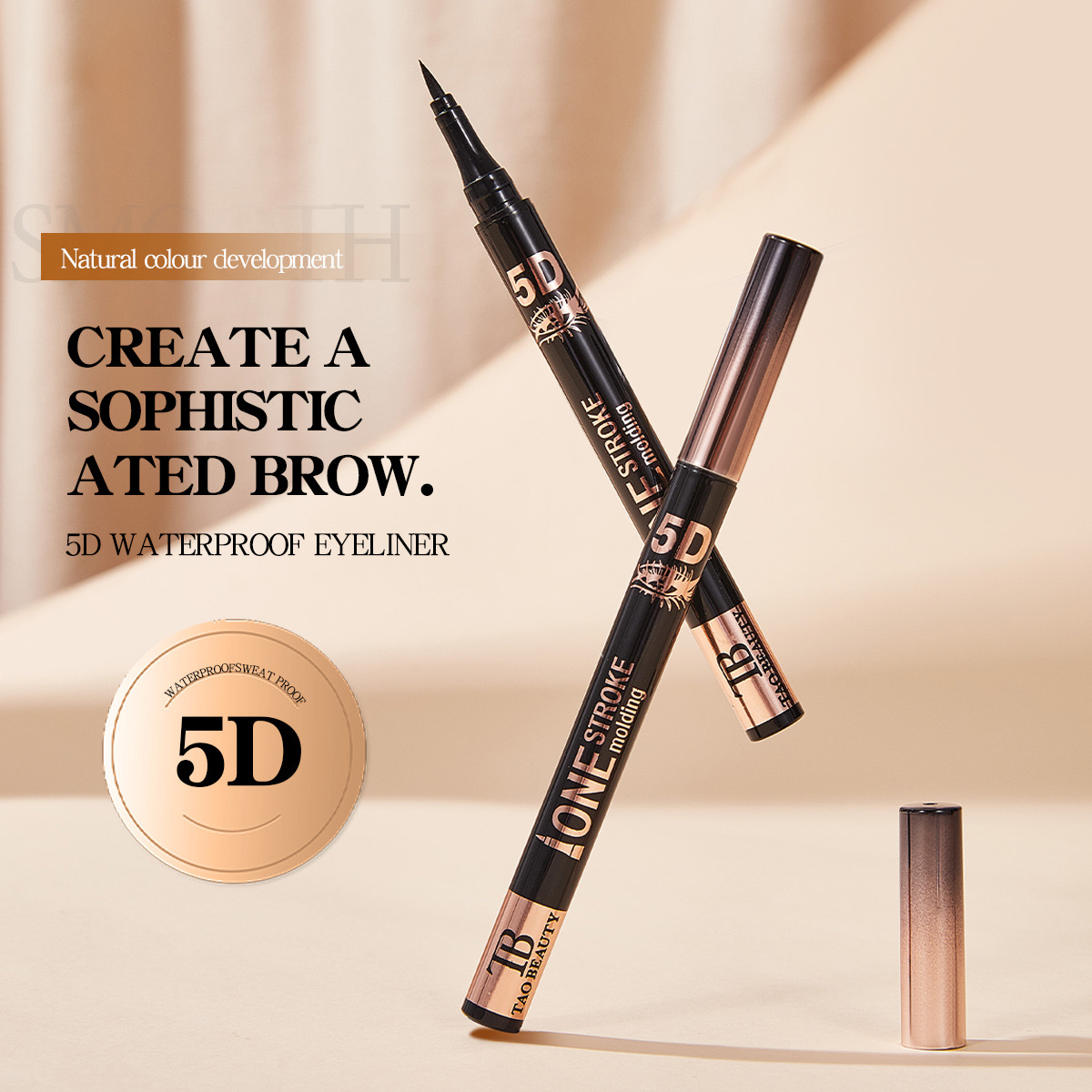 【 Cross-border Exclusive Supply 】 Wholesale of Tao Beauty 5D Eyeliner Pen Quick-drying Waterproof and Sweat-proof Ultra-Fine Eye Drop Pen