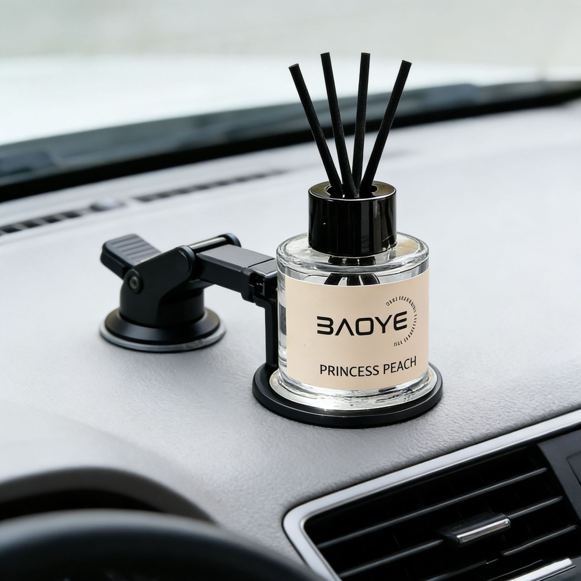 BAOYE高级感车载香薰无火熏香汽车内香水高档香氛除臭去味空气清