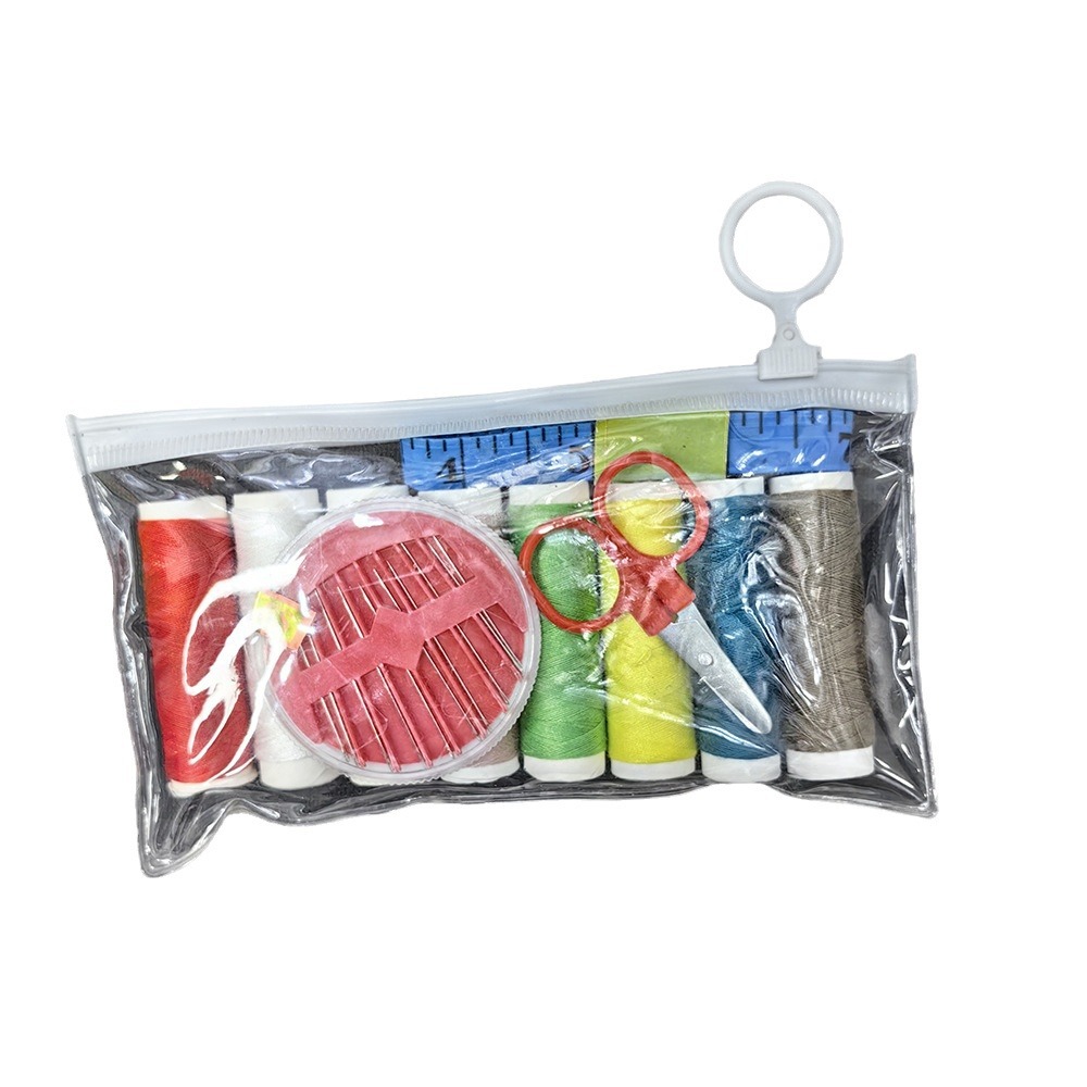 Wholesale PVC transparent sewing kits, household sewing needle and thread tool sets, and sewing kits Item Picture