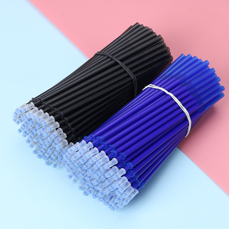 Factory direct sales: Hot erasable pen reflexes, erasable gel reflexes, easy erasable pens, crystal blue and black full needle tubes, 0.5mm