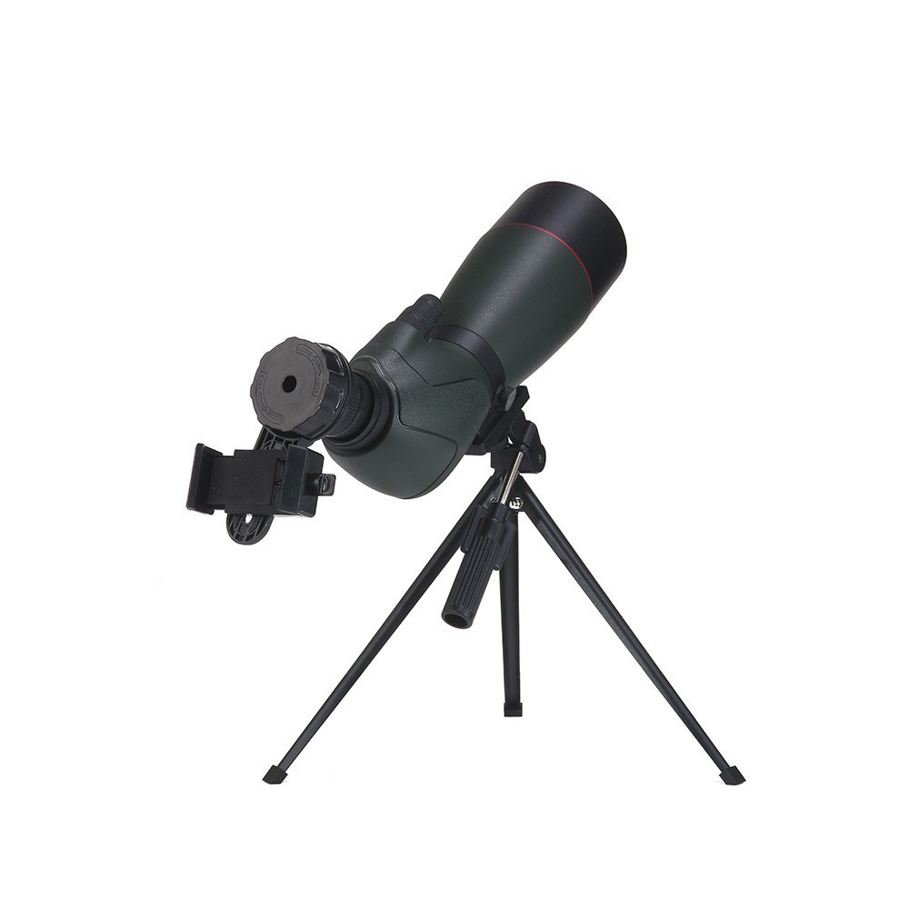 The 20-60X80 monocular low-light night vision moon observation telescope stand can be connected to a mobile phone bird watching mirror Item Picture