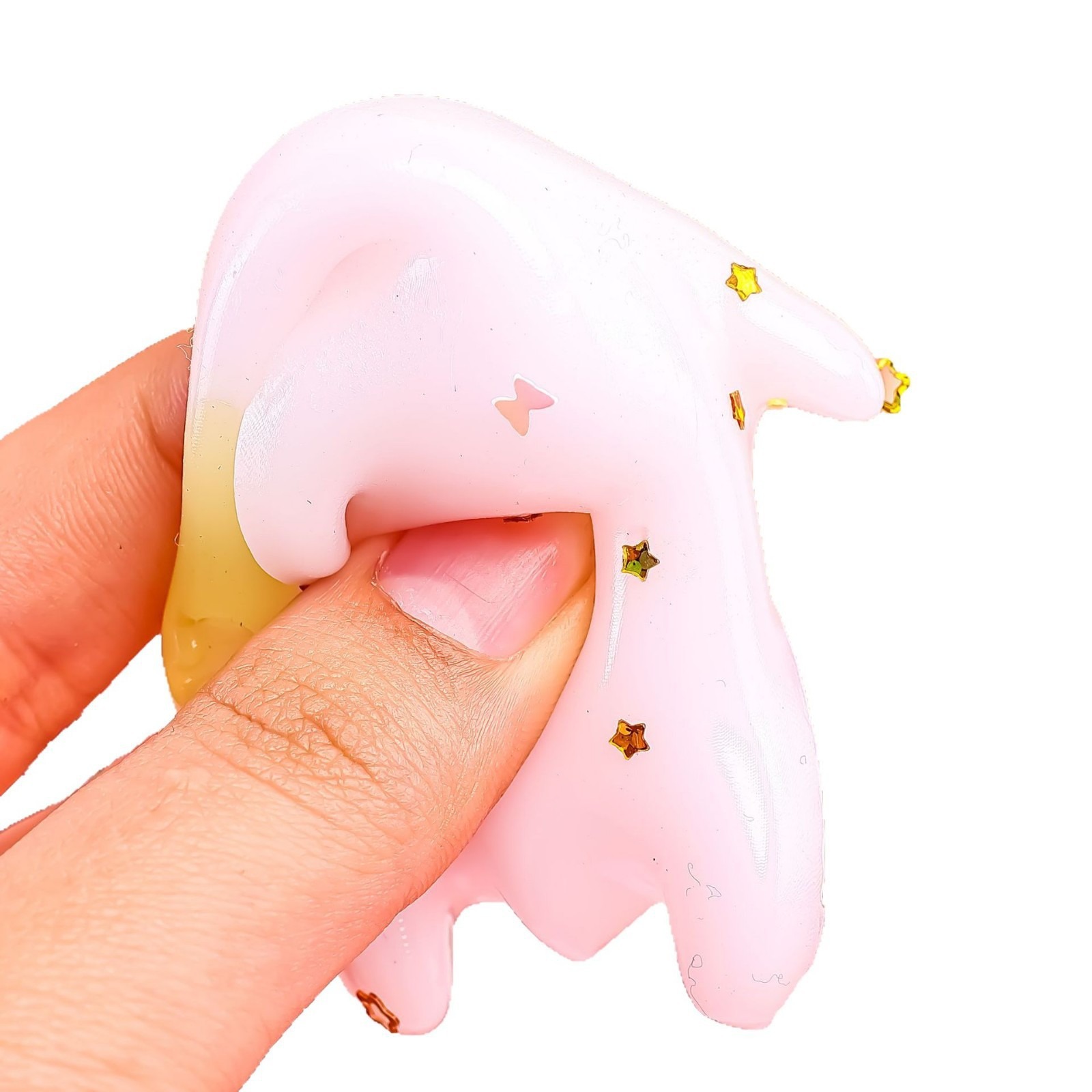 Xiaohongshu's best-selling light-transformed roast duck, crooked-neck duck TPR, a mini, cute and educational bubble toy for stress relief Item Picture
