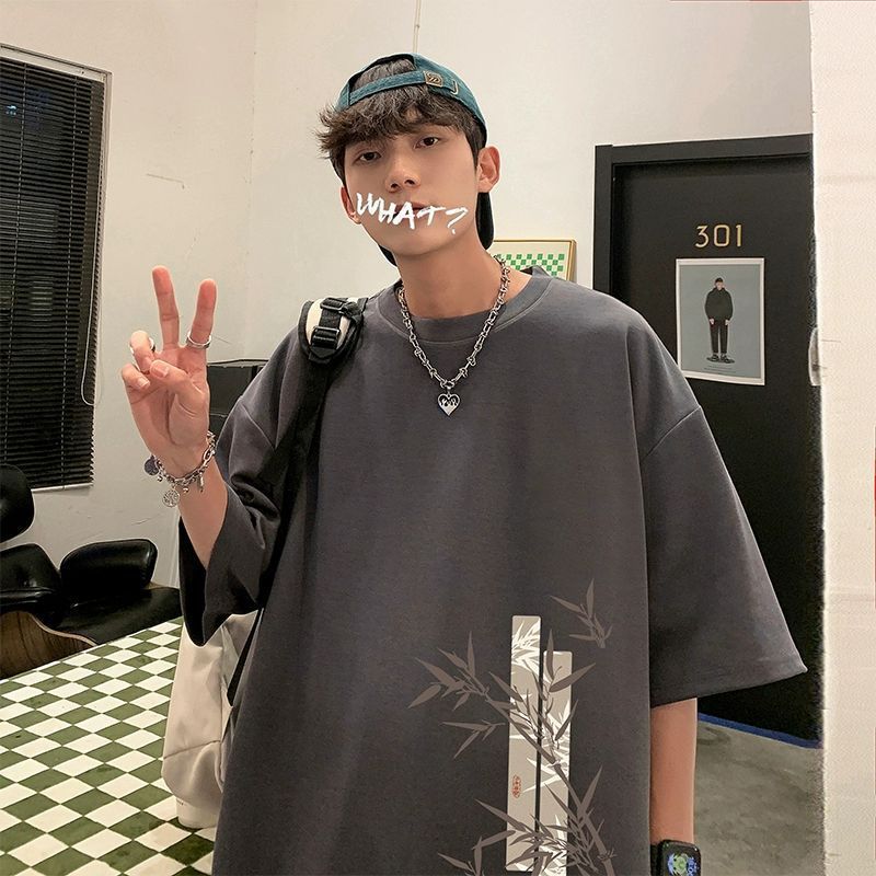 短袖/T恤/短袖T恤/体恤男士短袖潮流/t恤细节图