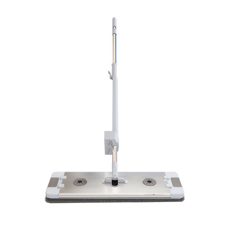 第五代升级铝合金平板拖把45cm懒人免手洗大号加厚拖布大面积拖地                            白底实物图