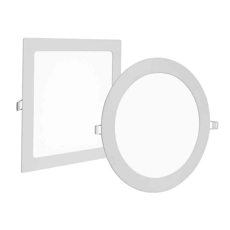 LED panel lights, circular and square recessed downlights, recessed side-emitting small panel lights, ultra-thin panel lights Item Picture
