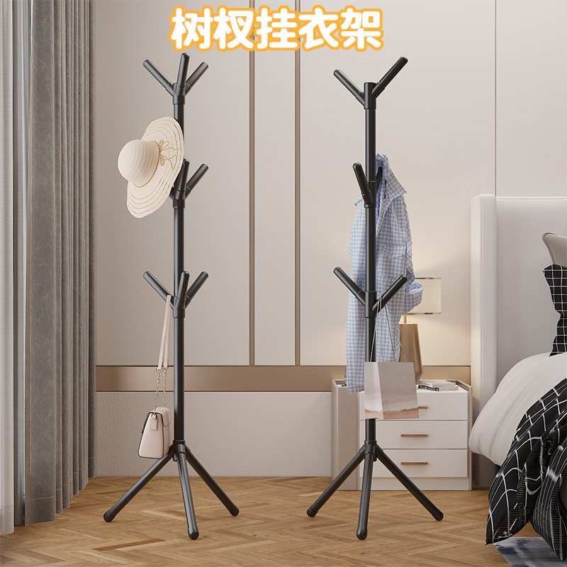 temu offers simple floor-standing tree-shaped coat racks for home use, bedroom standing clothes racks, and foyer hangers