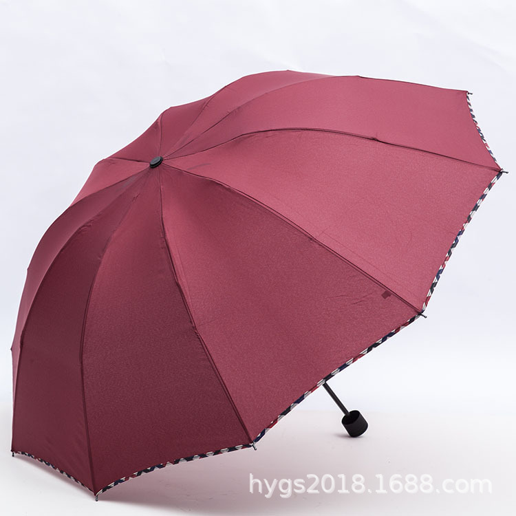 The 30% off edge gift advertising umbrella is thickened and enlarged with 10 strands of impact-resistant fabric. It can be used as a LOGO sun protection umbrella Specification image