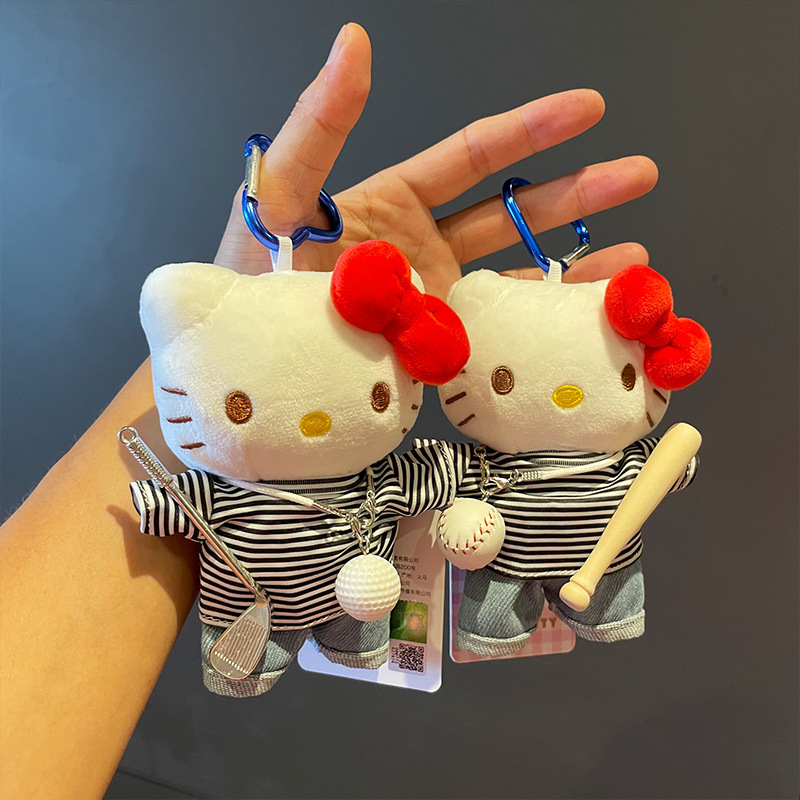 hellokitty keychains, cute gift figurines, schoolbags, bag hangers, kt cat plush and adorable Application Scenario
