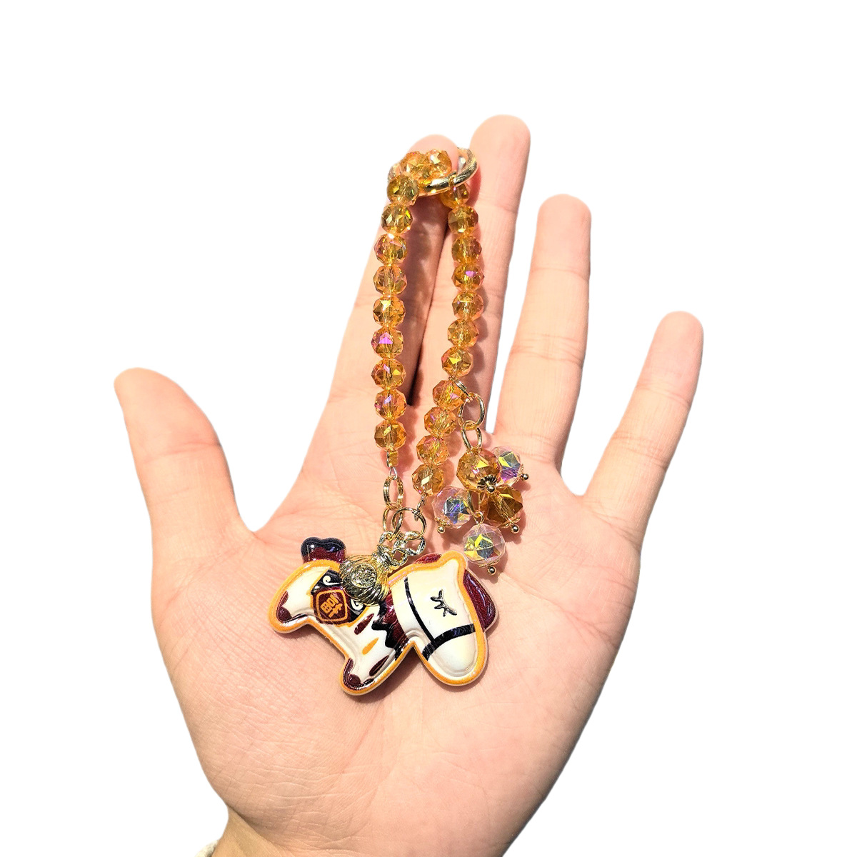 手链/红绳/手链女/水晶手串/沙金细节图