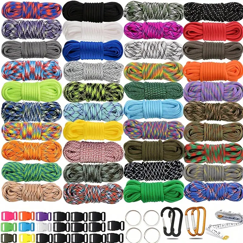 Amazon's best-selling paracord umbrella rope making kit, multi-functional nylon rope, DIY rope, bracelet rope Specification image