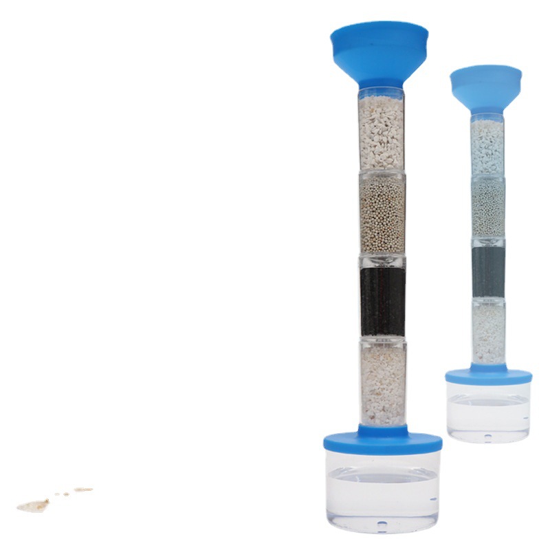 Tech gadgets: Water purification system, self-made water purifier model, diy science experiment set, children's toys Item Picture