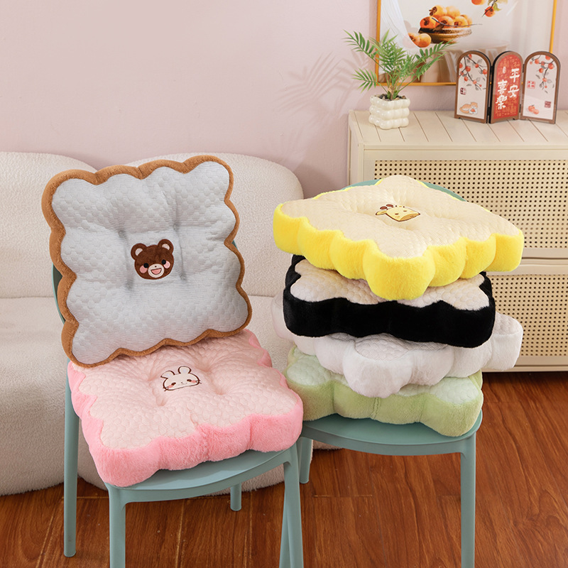 折叠坐垫/护腰坐垫/椅子坐垫/白狮子球池/久坐凳子垫产品图