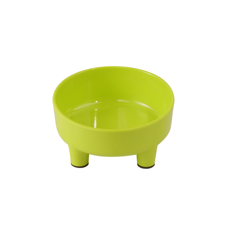 Wholesale new high-legged single round bowl cat and dog bowls, easy-to-clean pet food utensils, cat bowls Item Picture