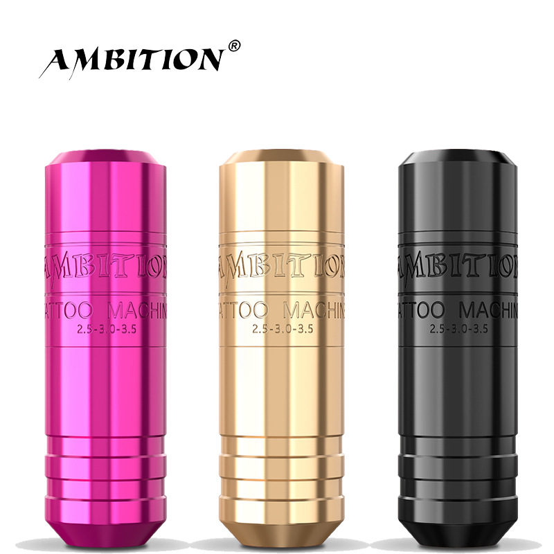 shanilak  士兵短笔28MM刺青纹绣一体机轻巧便携纹身机美妆工具用品