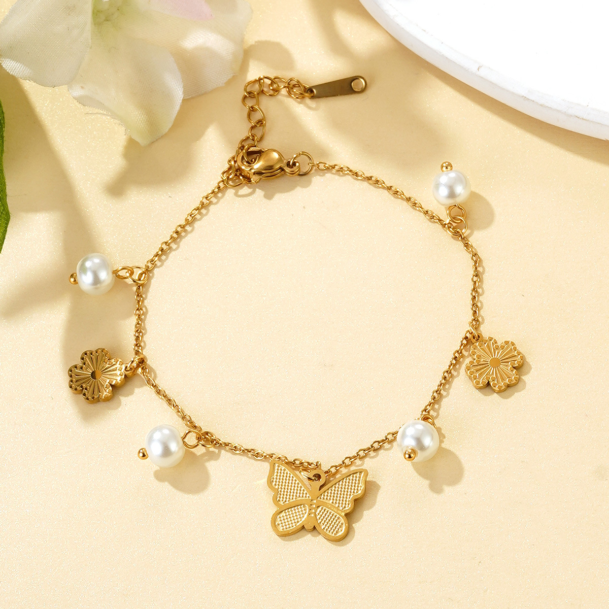 Amazon titanium steel bracelet, high-end and simple necklace, light luxury stainless steel bracelet, non-fading, cross-border exclusive jewelry details Picture