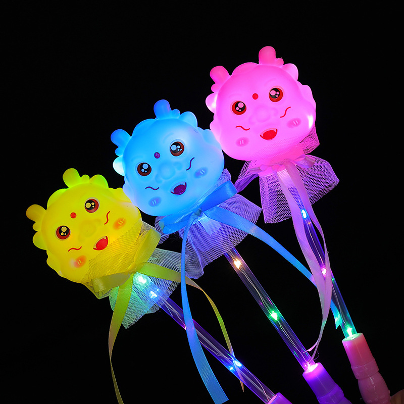 Dragon Year hand-held starry sky ball luminous handle Dragon Year Lantern 2024 New Year's Day Night Market wholesale Specification image