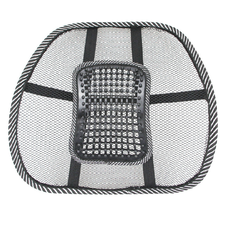 Car cushion, car massage nail lumbar support, dual-purpose ice silk lumbar support for home and car, 40*40CM, automotive interior products Application Scenario