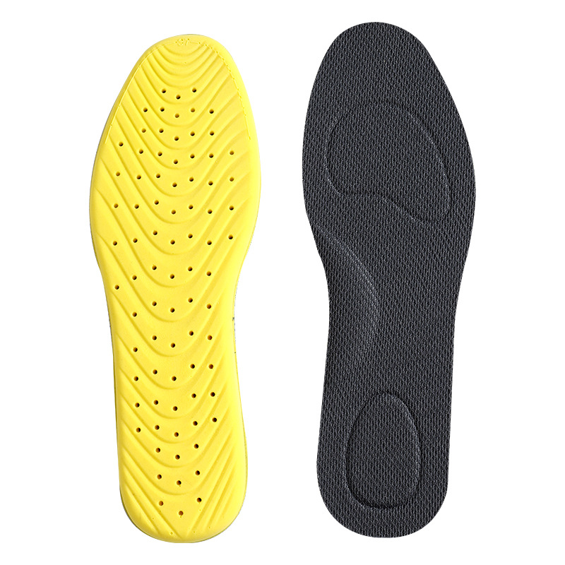 The insoles are 7A grade antibacterial, deodorizing, breathable, sweat-absorbing, highly elastic, shock-absorbing, and are thin for casual running, basketball and badminton Item Picture