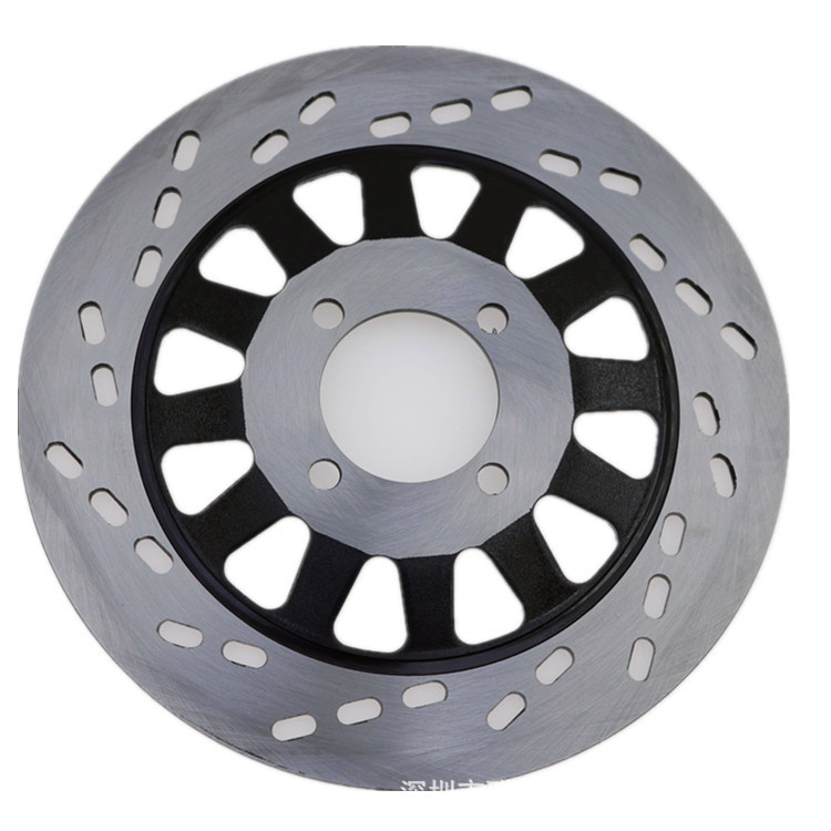 适用GS125刹车盘QS骏威GSX125钻豹HJ125摩托车前碟刹制动盘