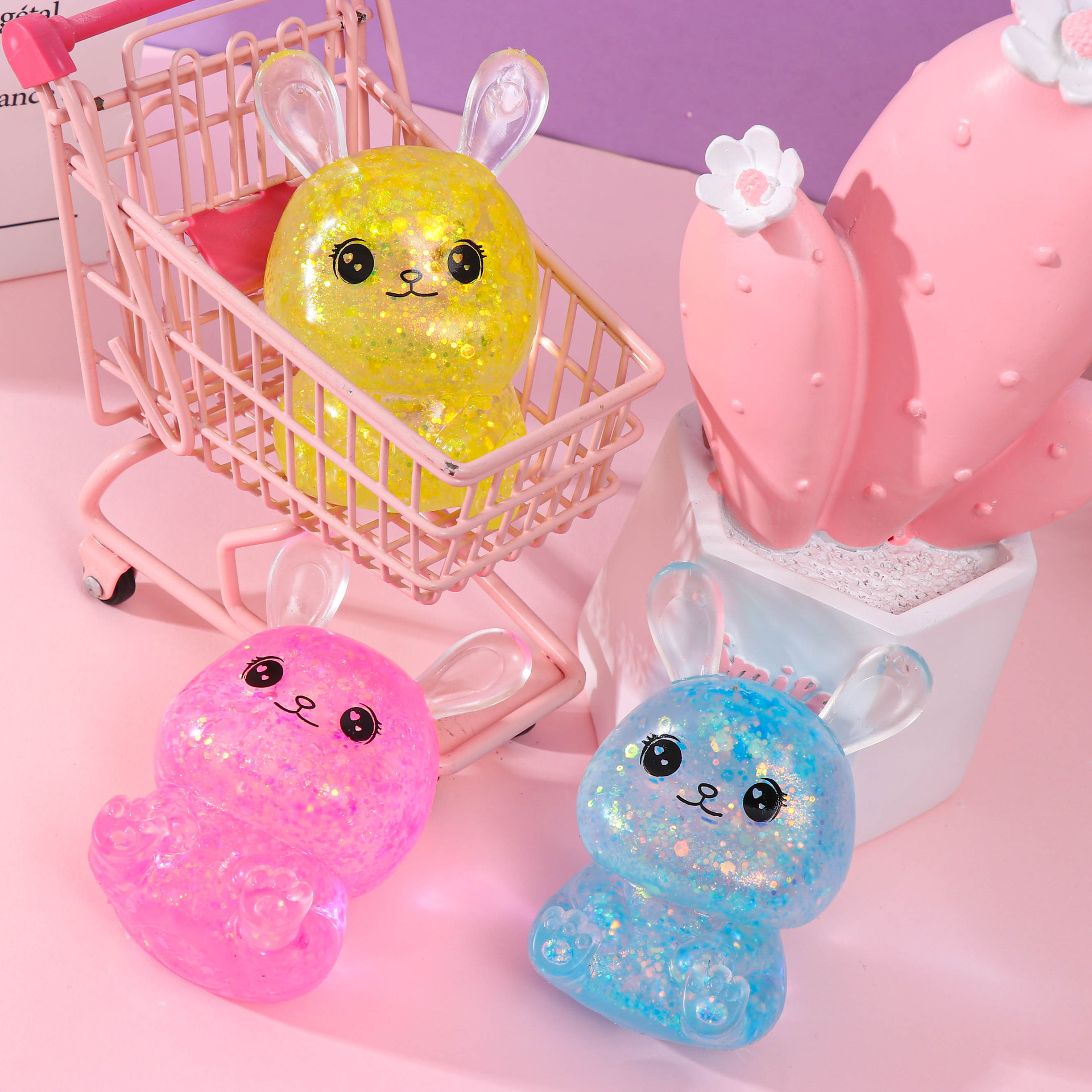 Crystal fluid fruit maltose sequins maltose balls kneading toys Specification image