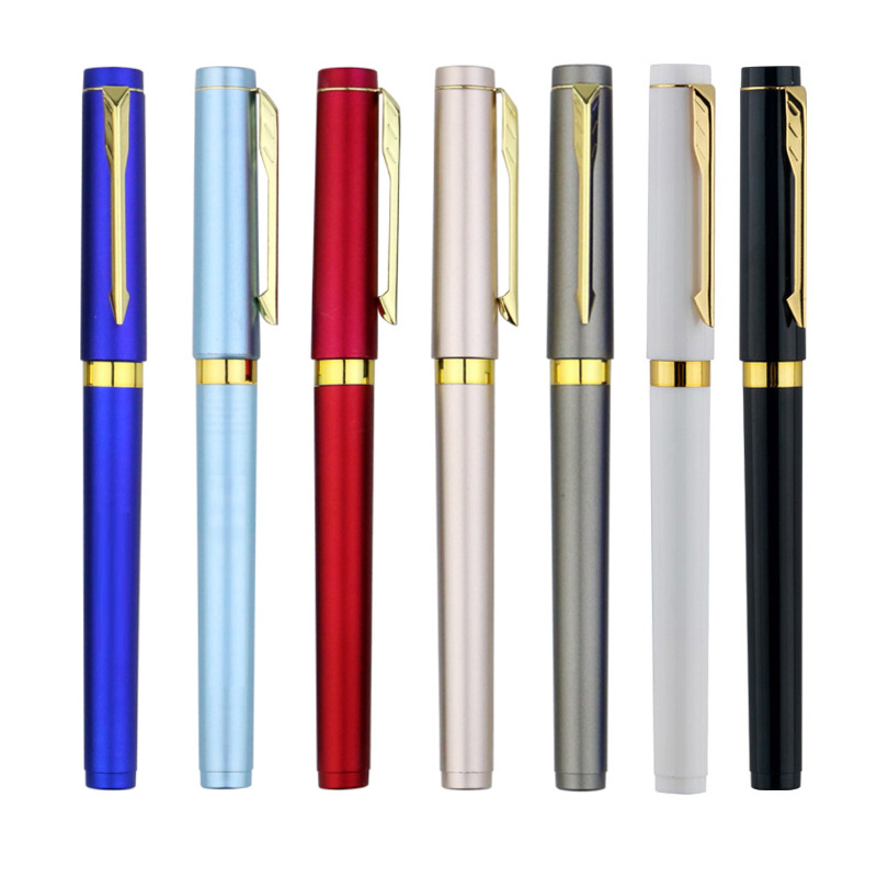 Customized logo for gel pens, high-end imitation metal 0.7 signature pens, advertising pens, gift gel pens Item Picture