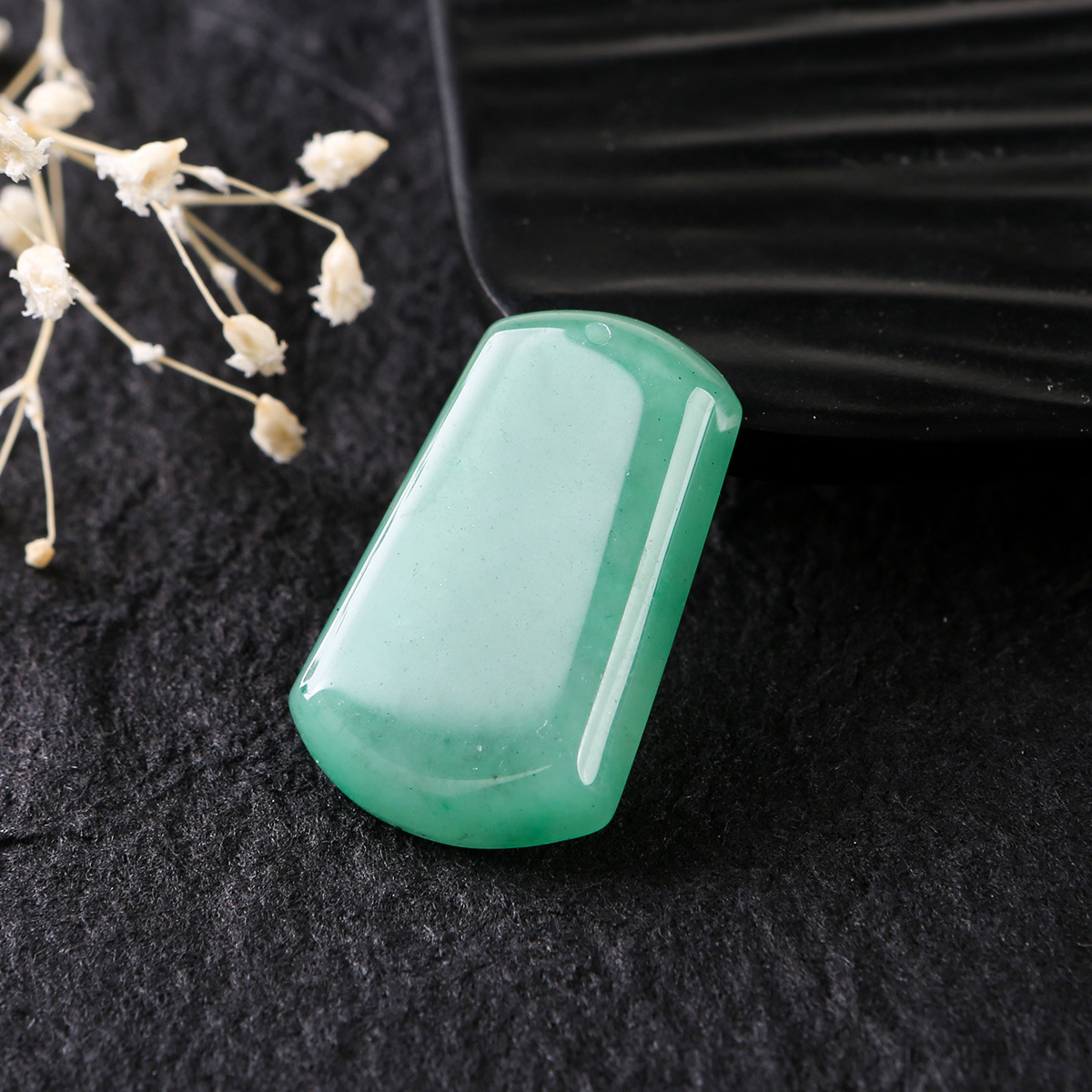 Natural African jade pendants, unadorned jade pendants, handcrafted jade pendants, diy materials, jewelry accessories wholesale details Picture