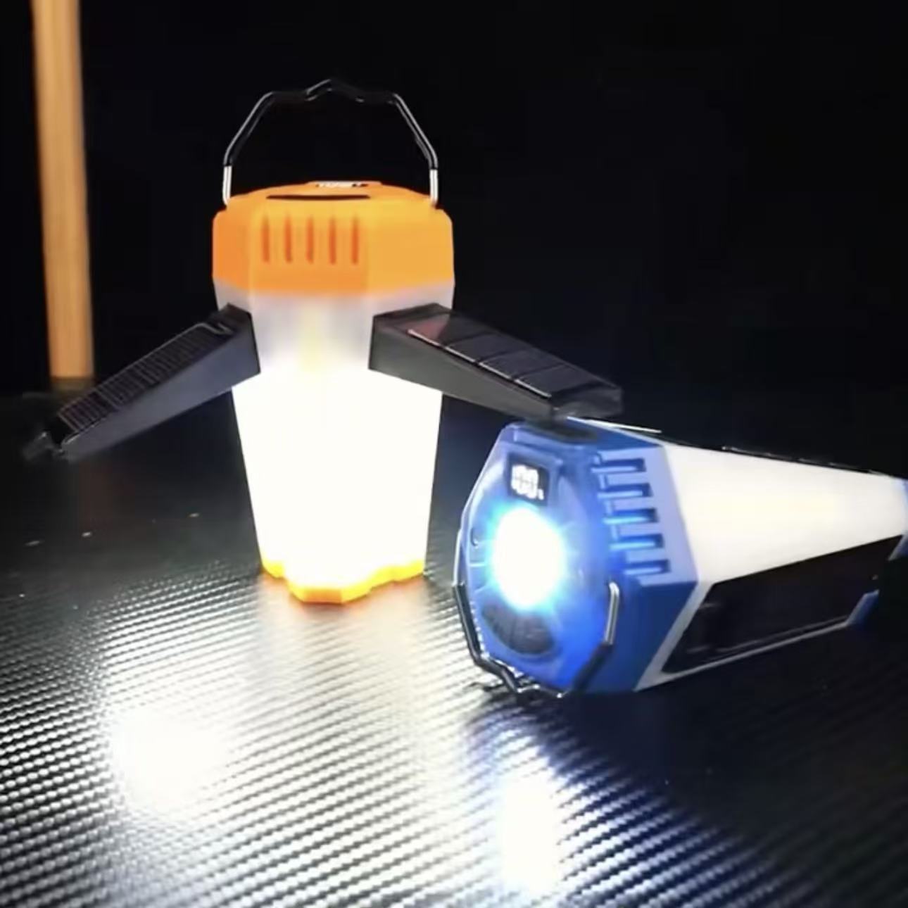 多光源迷你防水露营灯远近双光太阳能可悬挂便携式照明灯可装支架