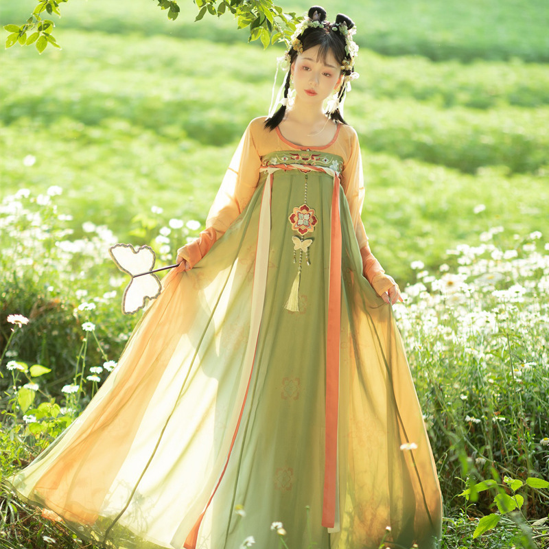 汉服女长袖中国风/明制表演服饰汉服/甲胄/表演服饰汉服/尾货细节图