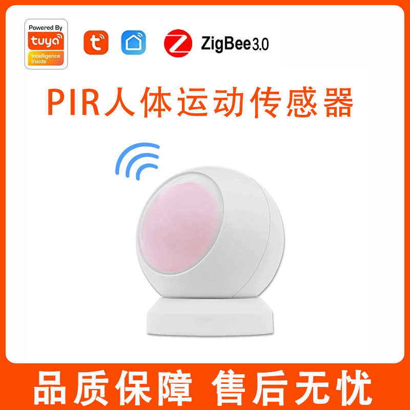 PIR人体运动传感器白色球形传感器设备