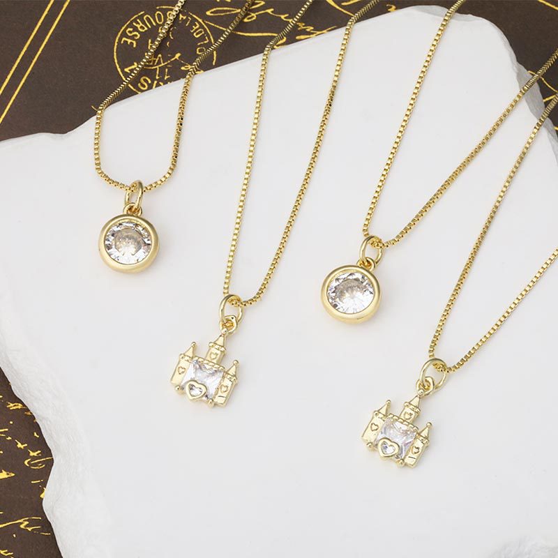 Honglu Fashionable and elegant women's versatile, niche and light luxury collarbone chain, fashionable and high-end necklace pendant accessories wholesale full figure